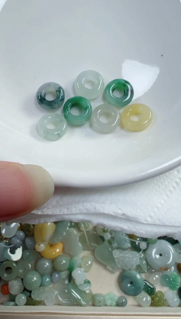 翡翠散珠79号链接，A货翡翠