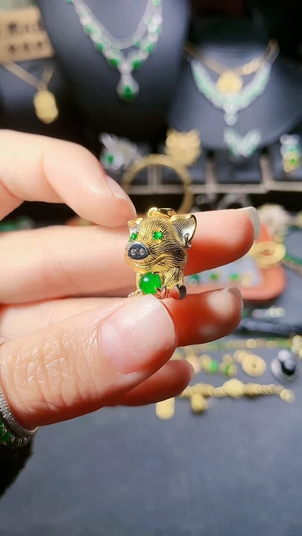 【闪购商品】翡翠吊坠(赠链)银S925镶嵌吊坠