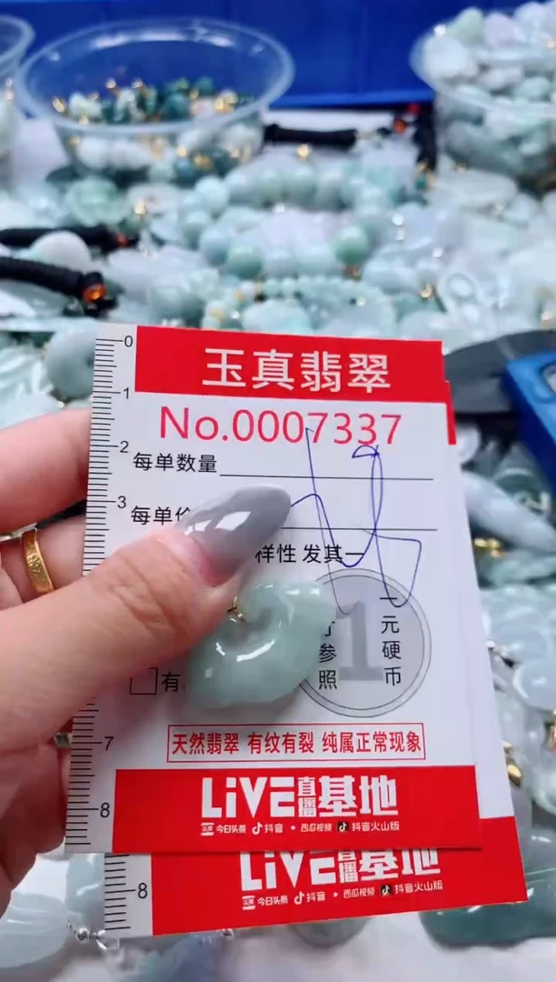 吊坠(不含链)未镶嵌翡翠7337