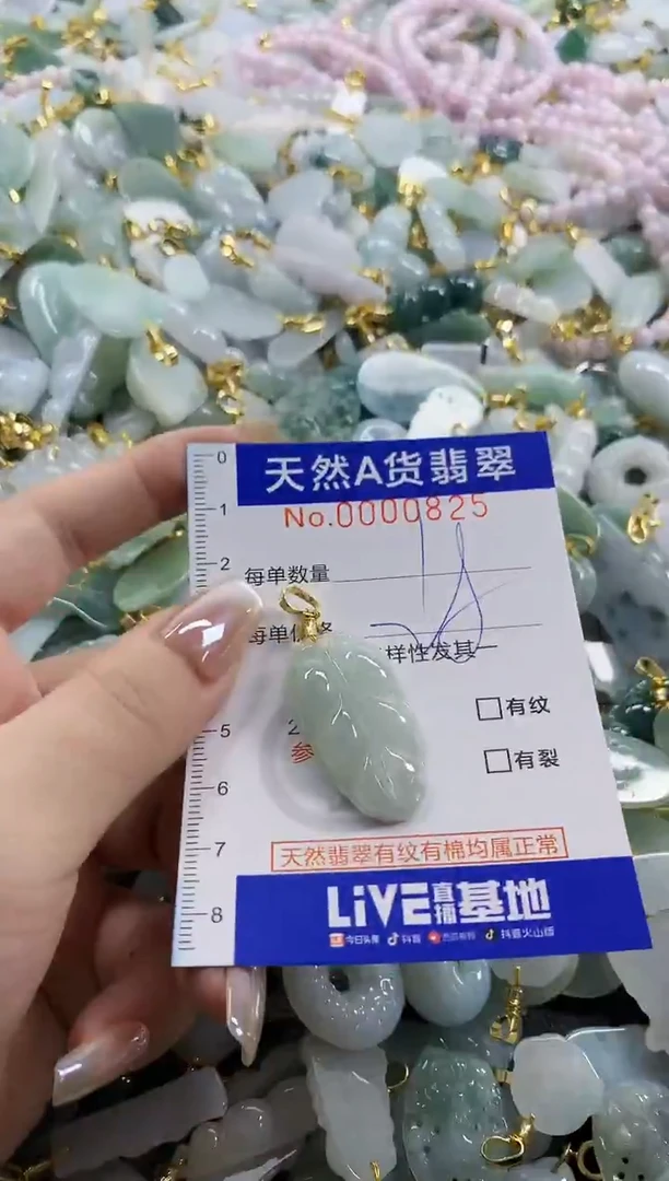 颈饰未镶嵌翡翠天然A货翡翠