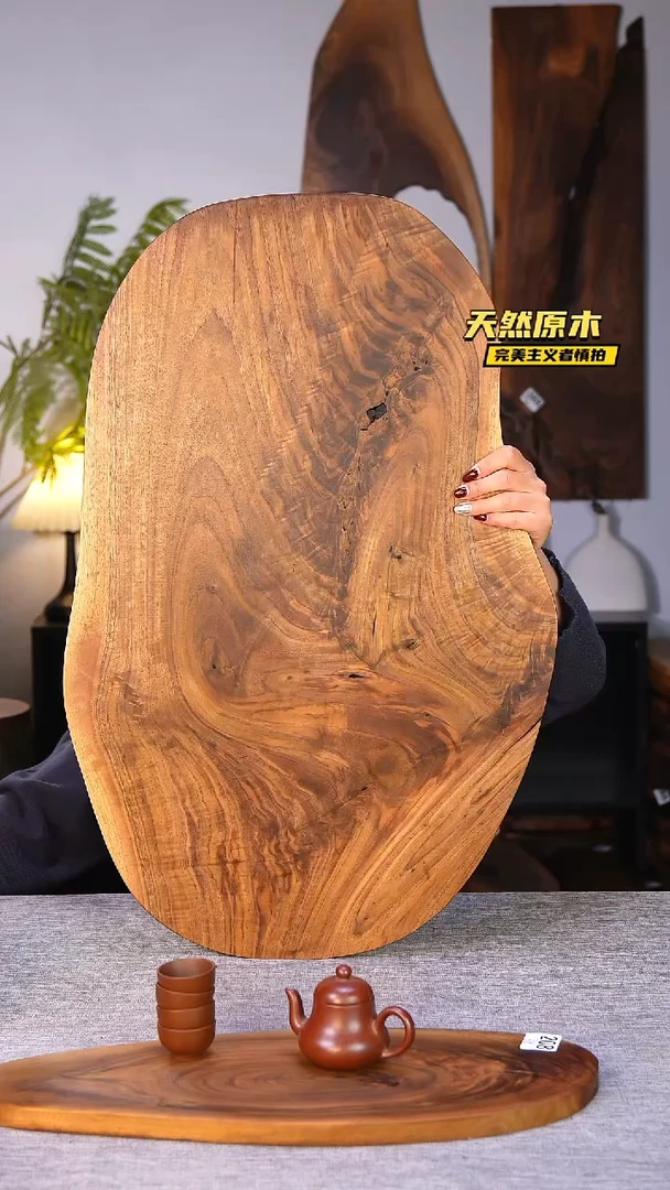 木北美黑胡桃原木.干裂疤结不属于商品质量问题完美主义者慎拍