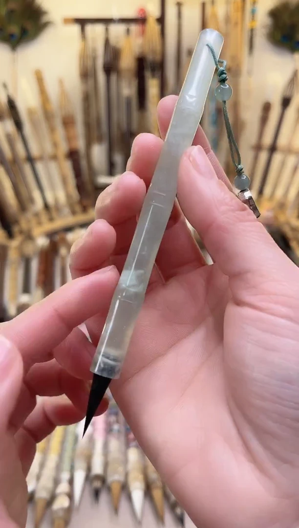 【清水试笔，拒绝蘸墨】墨舞笔庄毛笔1支玉石小楷