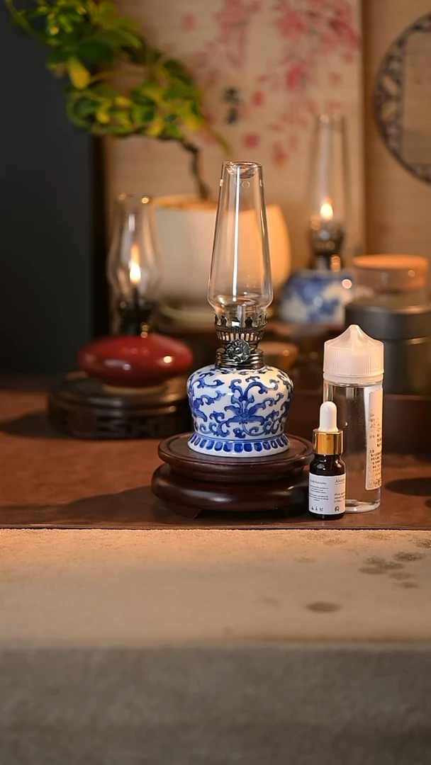 景德镇陶瓷香薰灯摆件