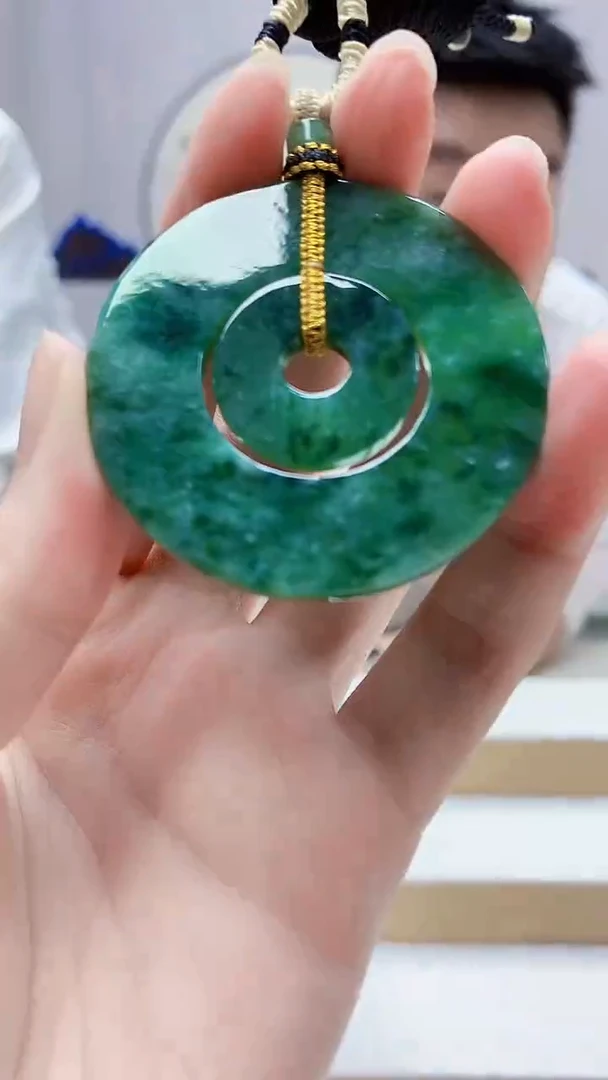 未镶嵌定制翡翠5028zm-毛货挂件100扣子