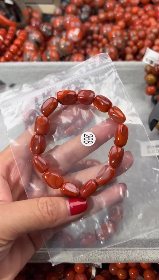 未镶嵌手串南红玛瑙10+