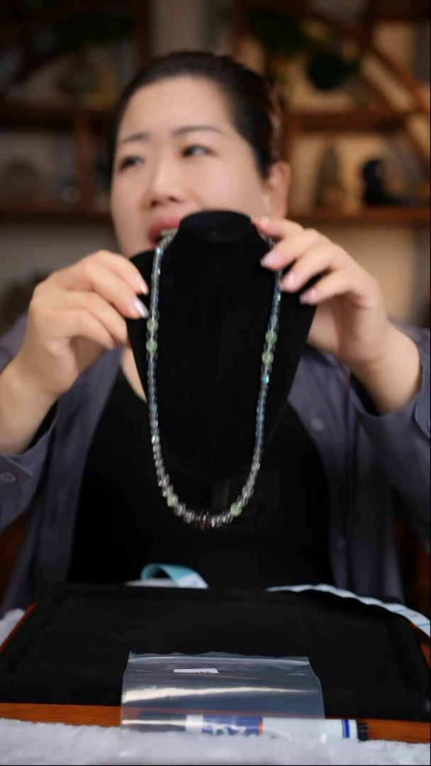 项链未镶嵌月光石彩月光项链D750