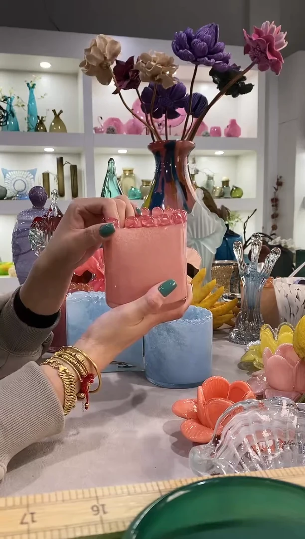 慕忆家手作琉璃花瓶44