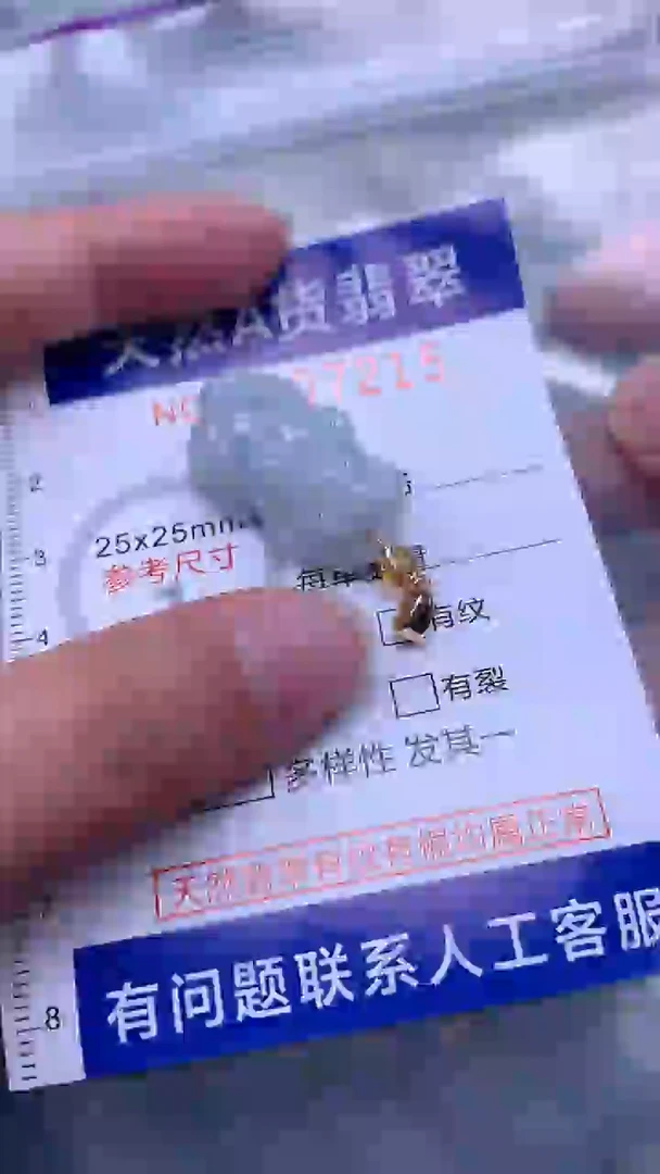 翡翠未镶嵌吊坠(不含链)1