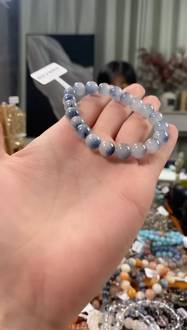 未镶嵌手链水晶寻****店蓝兔毛