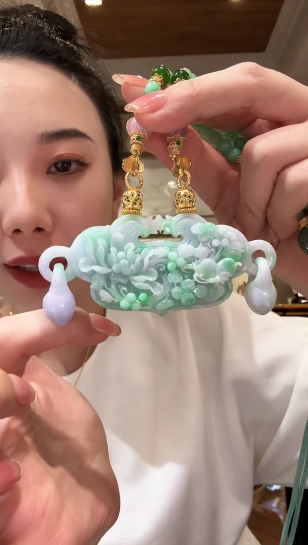 【闪购商品】翡翠颈饰未镶嵌国风