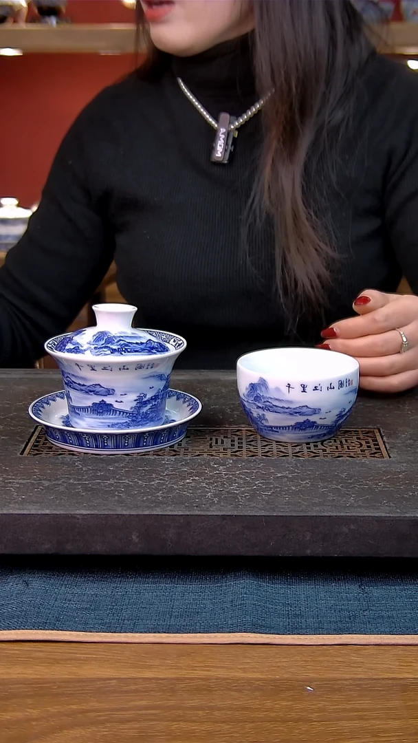 简装家用款2件套 白瓷陶瓷茶具