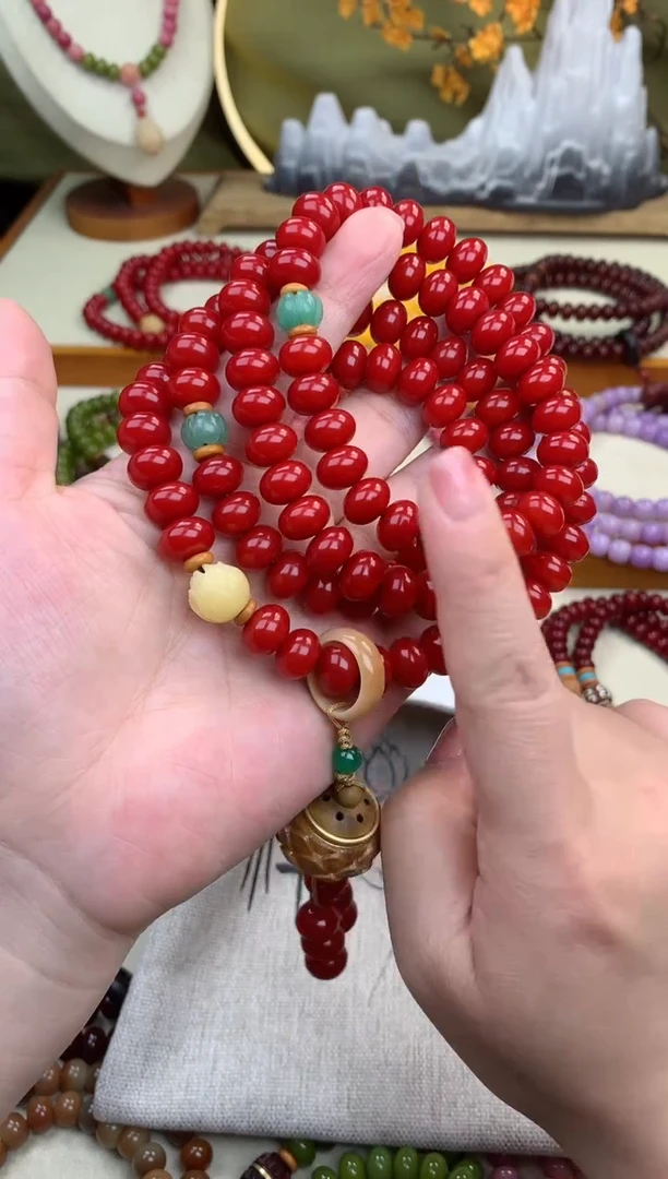【闪购商品】白玉菩提手串红菩提香囊