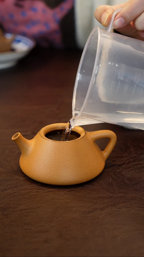 紫砂茶碗紫砂黄金段石瓢壶