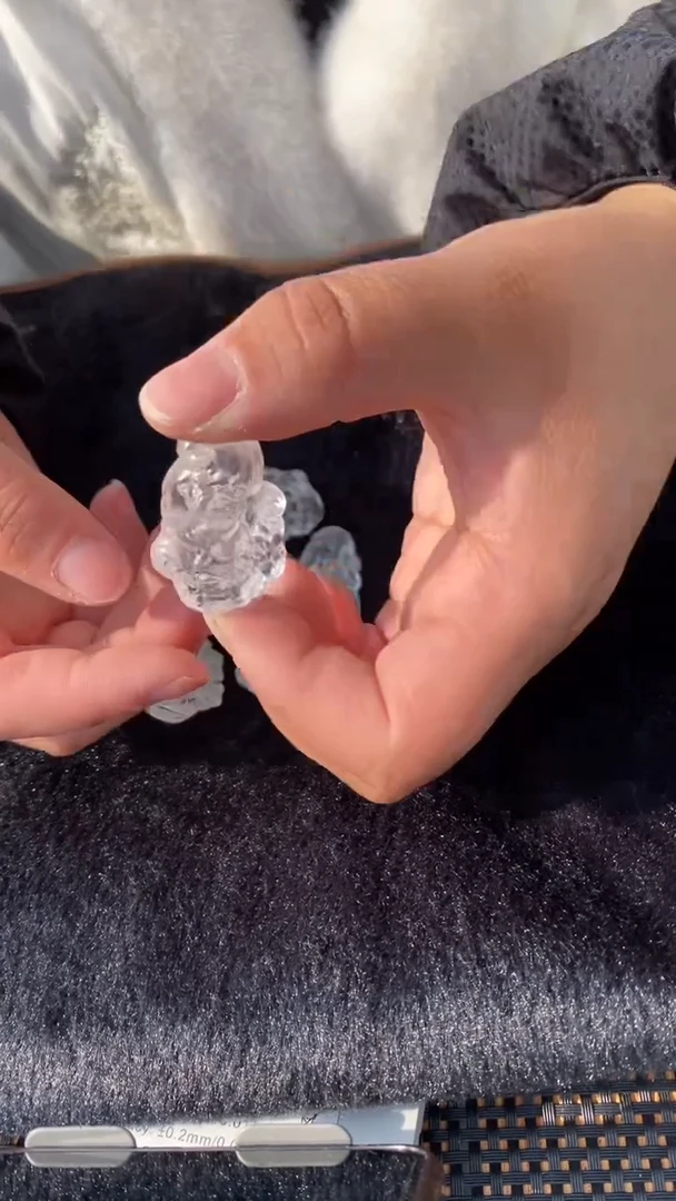 【闪购商品】水晶吊坠未镶嵌白水晶九尾吊坠D322多样性发其一