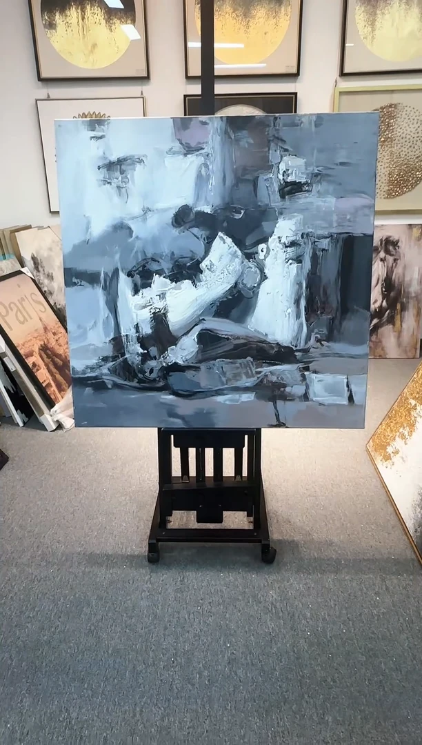168现代艺术装饰画油画 100*100