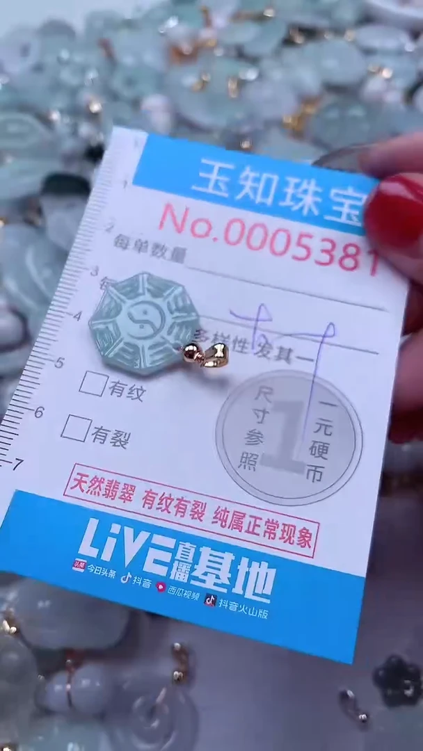 吊坠(不含链)未镶嵌翡翠5381