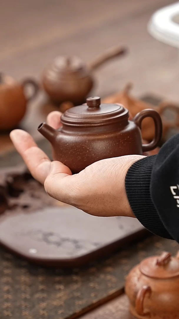 茶壶紫砂小德钟天青泥WG