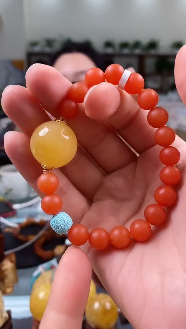 【闪购商品】南红玛瑙手链合金手串