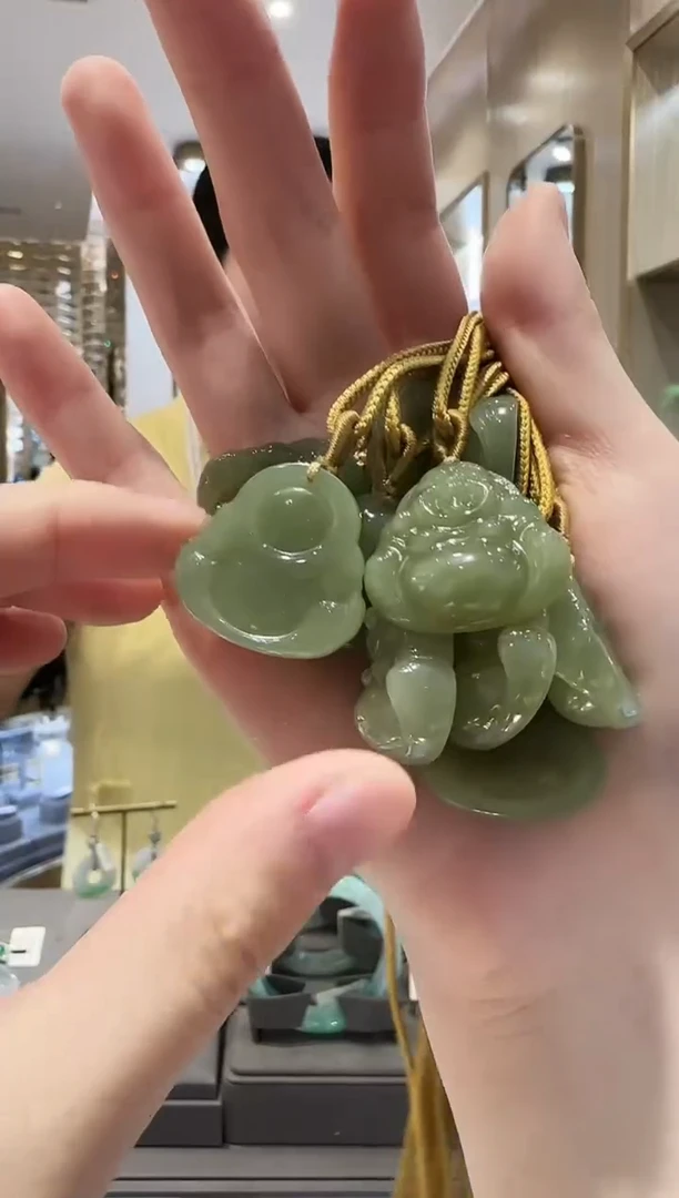 和田玉未镶嵌颈饰05多样发一    24*10