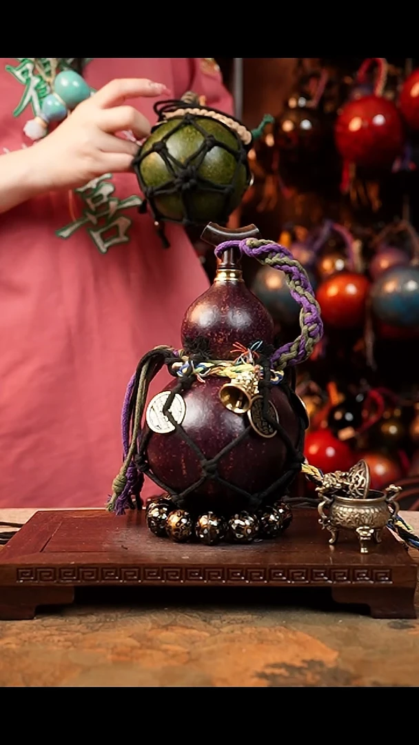 012云匠大漆酒葫芦一物一拍