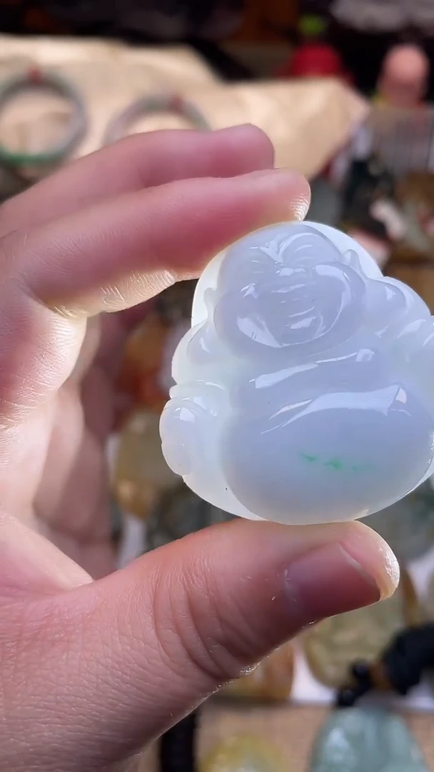 颈饰未镶嵌翡翠佛公