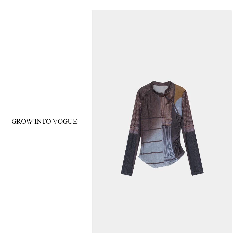 【小北专属】国风印花上衣 2D812111