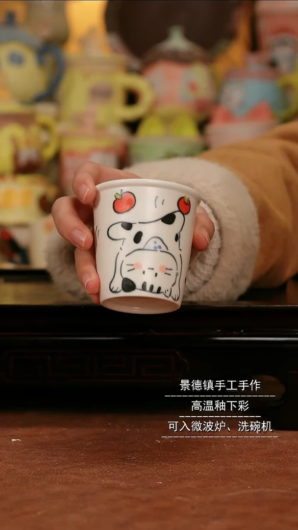 摆件陶景德镇漫工造器手作