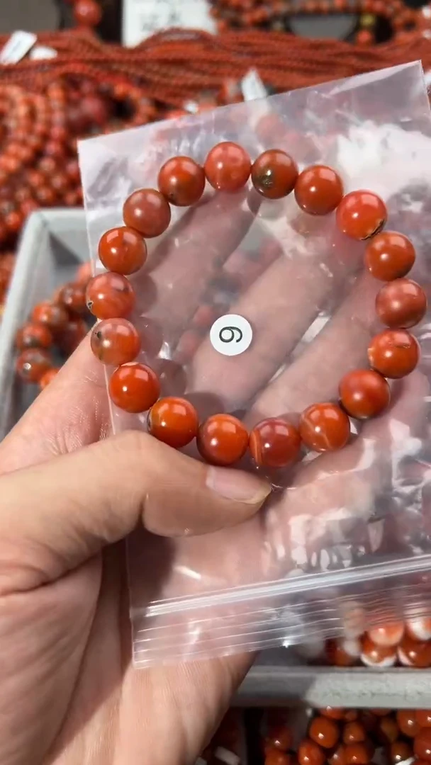 南红玛瑙手串未镶嵌11