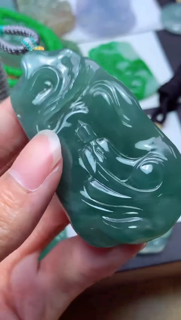 翡翠未镶嵌颈饰天然翡翠