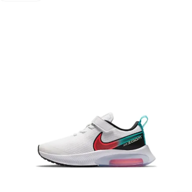 （微瑕）中童Nike Air Zoom Arcadia防滑减震低帮跑鞋白DA1245-101