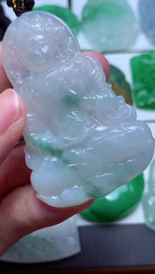 翡翠未镶嵌颈饰天然翡翠