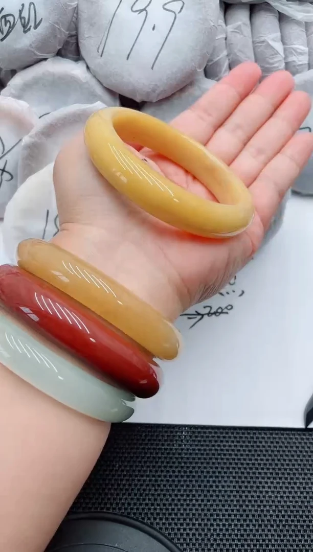 未镶嵌手镯石英质玉10-58-59