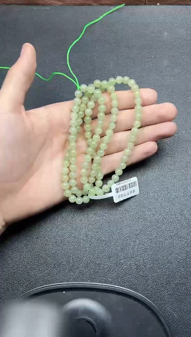 项链未镶嵌和田玉若羌微色差卡6长链MJ