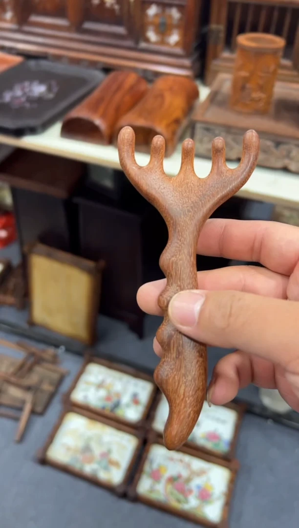 木五齿按摩舒筋活络梳