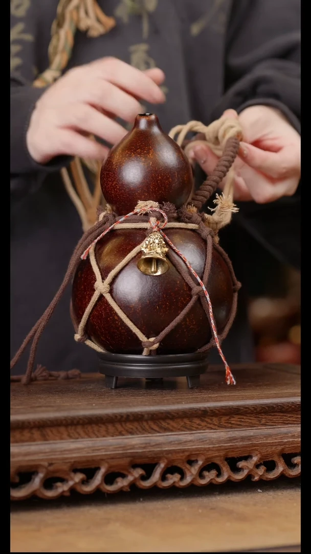 46号精品天然大漆酒葫芦一物一拍~