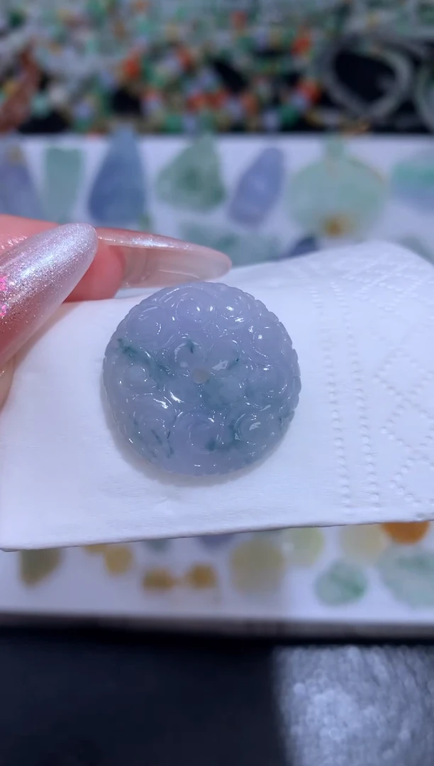 未镶嵌定制翡翠仿古扣