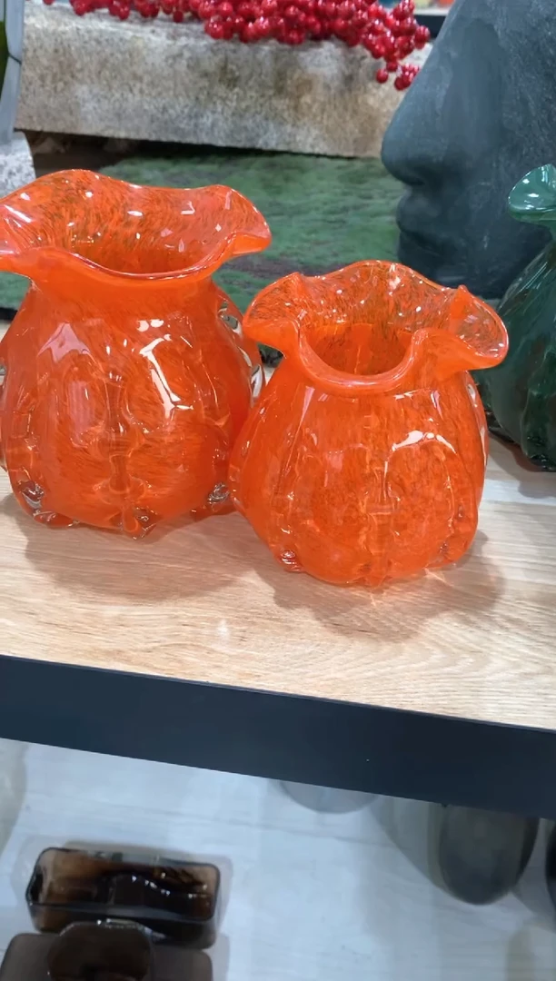 【闪购商品】琉璃慕忆家花瓶一对