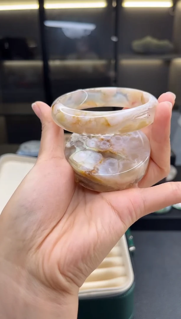 石英质玉手镯未镶嵌61圈口（赠送镯心）3321896