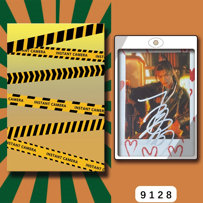 D9128【丁禹兮】 正品拍立得照片 爱心