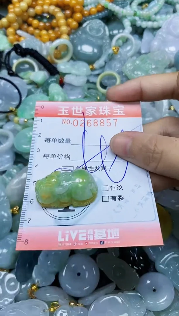 翡翠未镶嵌颈饰闪购0268857多样性发其一