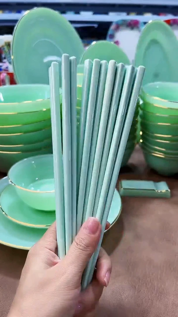 玉瓷筷子10双景德镇餐具