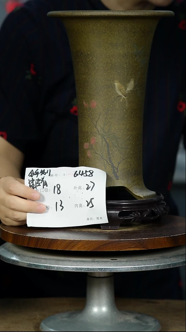 紫砂花盆6458+S 紫砂花盆紫砂