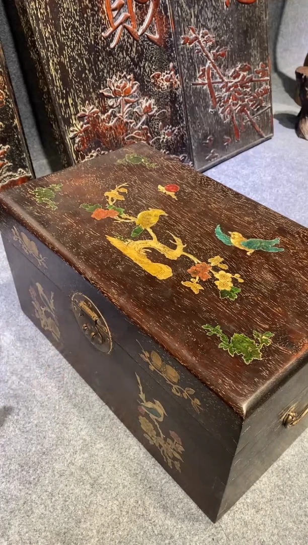 檀香紫檀（小叶紫檀）紫檀拆件雕刻板以直播间实物为准微瑕老物件