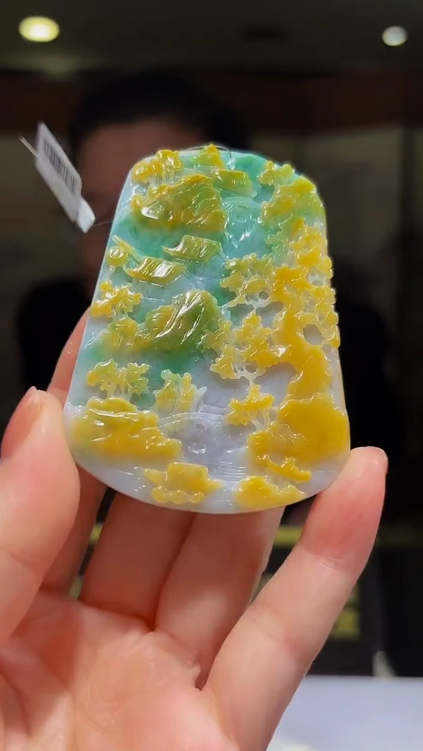 未镶嵌定制翡翠05/0103/YYY/山水