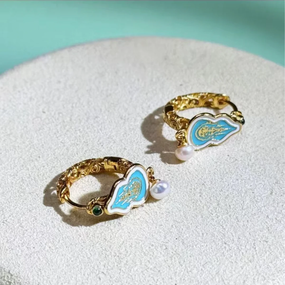 925银耳饰 扶摇臻选 | S925银五条经葫芦耳环多样性发其一0357