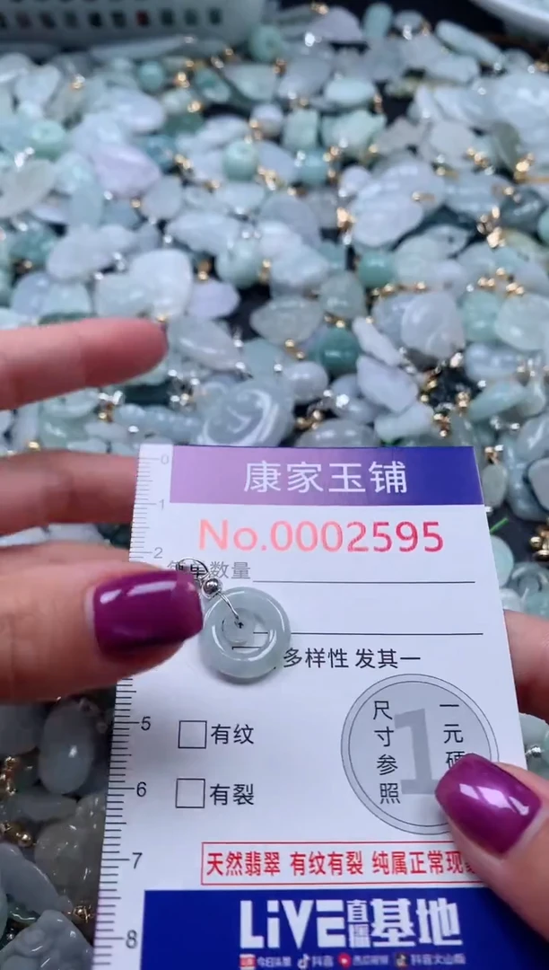 颈饰未镶嵌翡翠2595