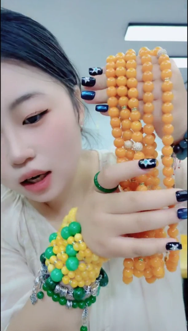 翡翠未镶嵌颈饰0909黄翡项链