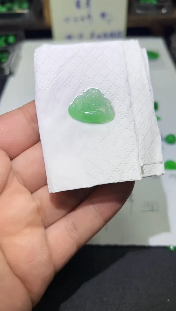 裸石翡翠天然缅甸A货翡翠一件