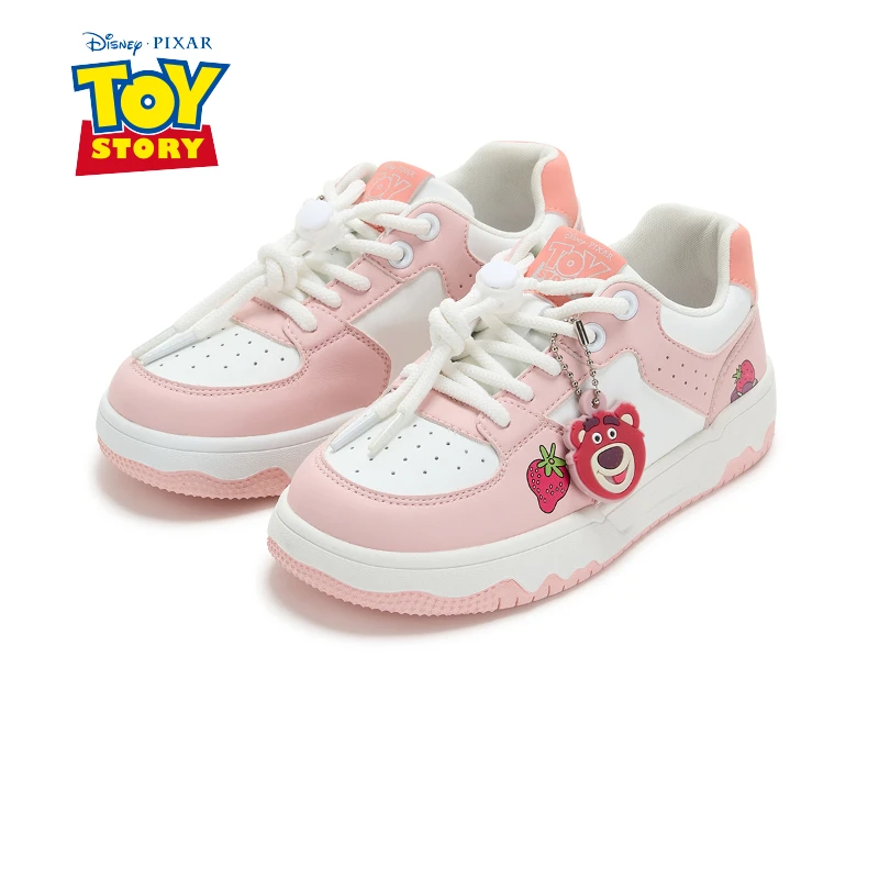 草莓熊帆布鞋女童鞋春秋时尚百搭板鞋2025新款中大琥珀流光