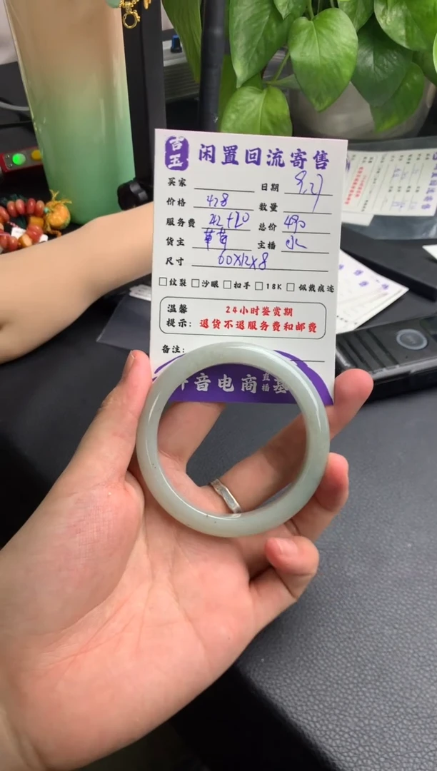 未镶嵌手镯翡翠手镯